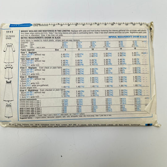 Sewing Pattern - Womenswear - Style 1111 - True Deadstock supplies Fabric by private - Sustainable Textile | FABCYCLE