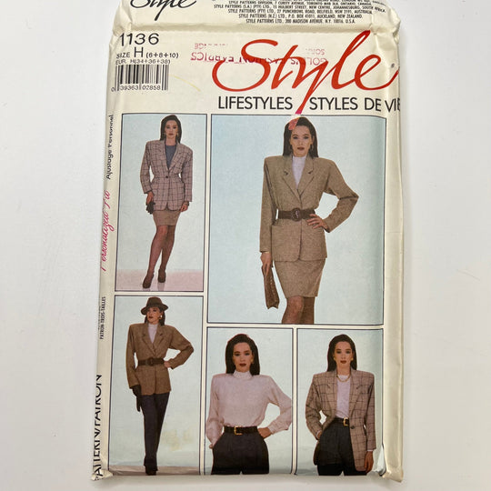 Sewing Pattern - Womenswear - Style 1136 - True Deadstock supplies Fabric by private - Sustainable Textile | FABCYCLE