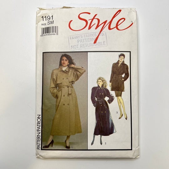 Sewing Pattern - Womenswear - Style 1191 - True Deadstock supplies Fabric by private - Sustainable Textile | FABCYCLE