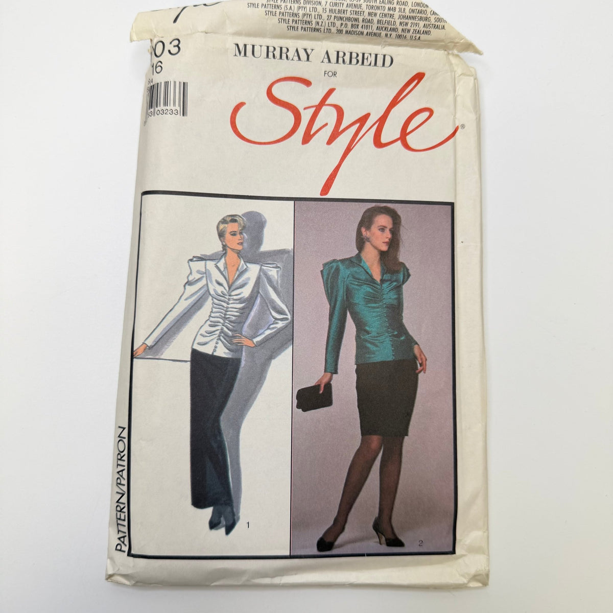 Sewing Pattern - Womenswear - Style 1203 - True Deadstock supplies Fabric by private - Sustainable Textile | FABCYCLE