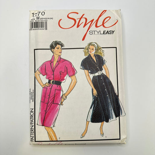 Sewing Pattern - Womenswear - Style 1270 - True Deadstock supplies Fabric by private - Sustainable Textile | FABCYCLE