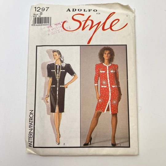 Sewing Pattern - Womenswear - Style 1297 - True Deadstock supplies Fabric by private - Sustainable Textile | FABCYCLE