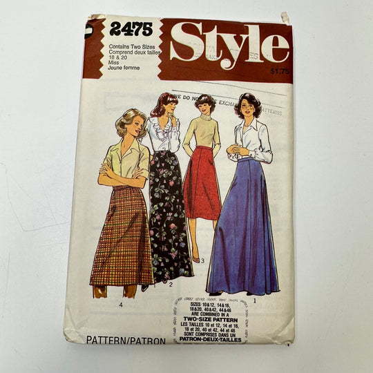 Sewing Pattern - Womenswear - Style 2475 - True Deadstock supplies Fabric by private - Sustainable Textile | FABCYCLE