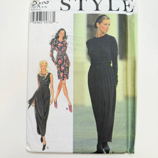 Sewing Pattern - Womenswear - Style 2488 - True Deadstock supplies Fabric by private - Sustainable Textile | FABCYCLE