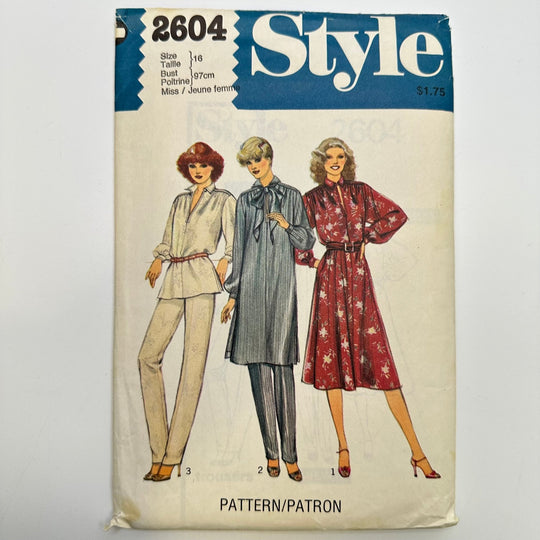 Sewing Pattern - Womenswear - Style 2604 - True Deadstock supplies Fabric by private - Sustainable Textile | FABCYCLE