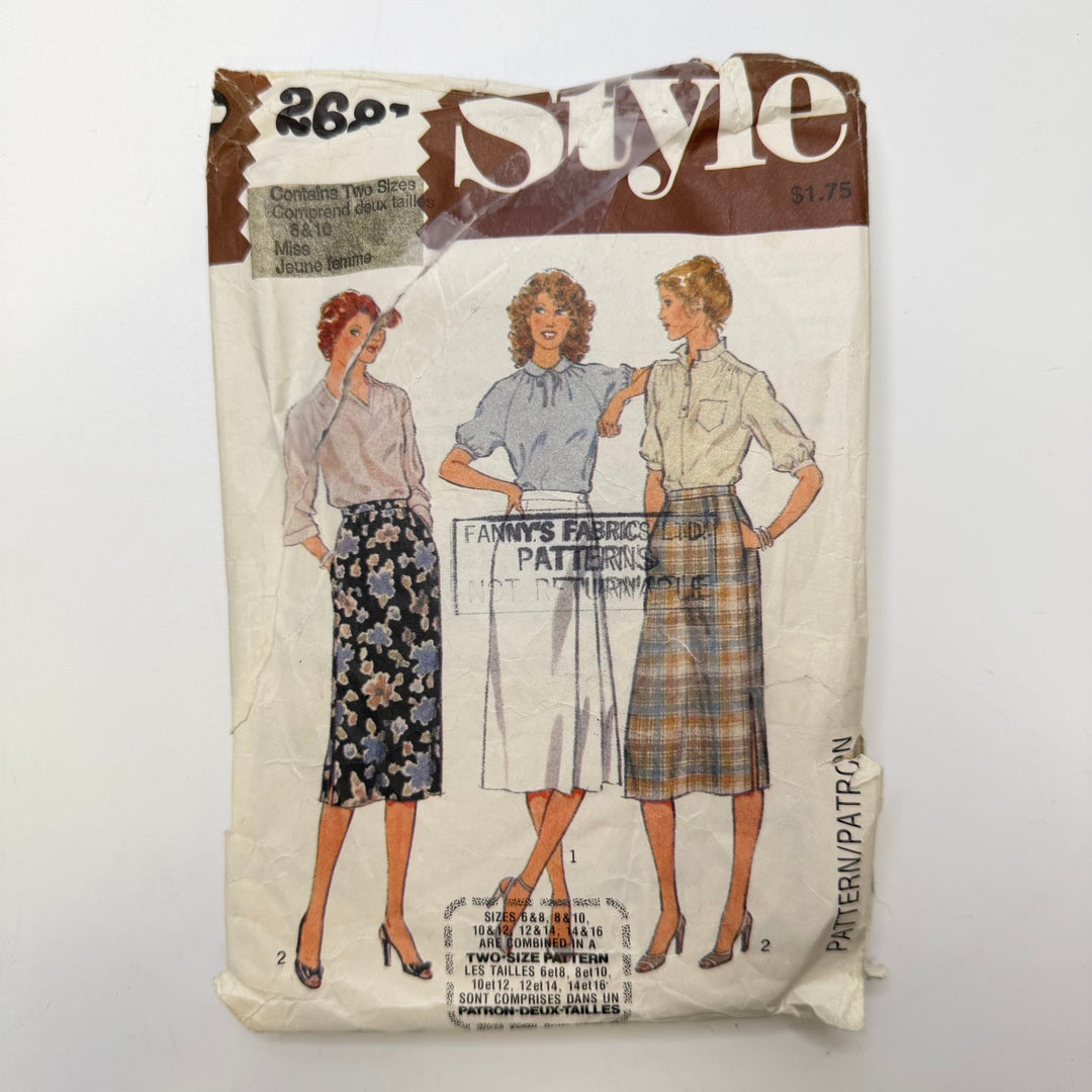 Sewing Pattern - Womenswear - Style 2681 - True Deadstock supplies Fabric by private - Sustainable Textile | FABCYCLE