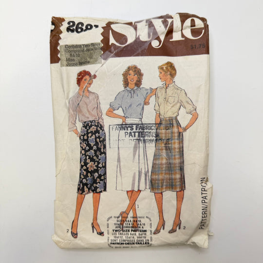 Sewing Pattern - Womenswear - Style 2681 - True Deadstock supplies Fabric by private - Sustainable Textile | FABCYCLE