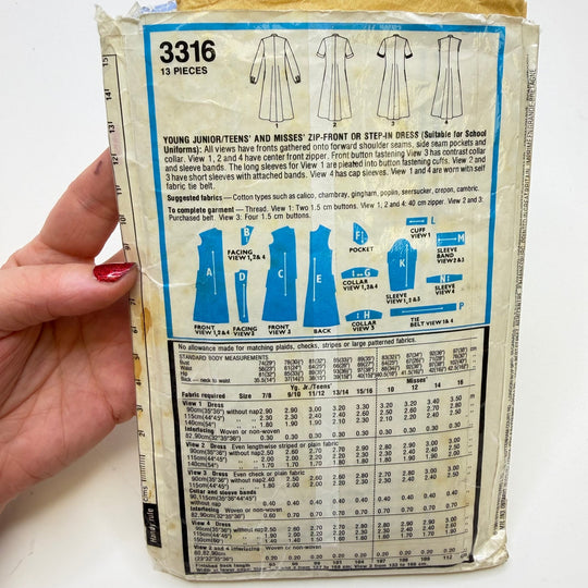 Sewing Pattern - Womenswear - Style 3316 - True Deadstock supplies Fabric by private - Sustainable Textile | FABCYCLE