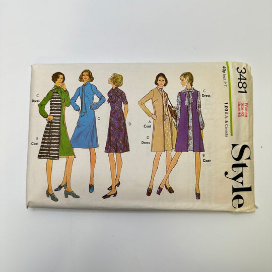 Sewing Pattern - Womenswear - Style 3481 - True Deadstock supplies Fabric by private - Sustainable Textile | FABCYCLE