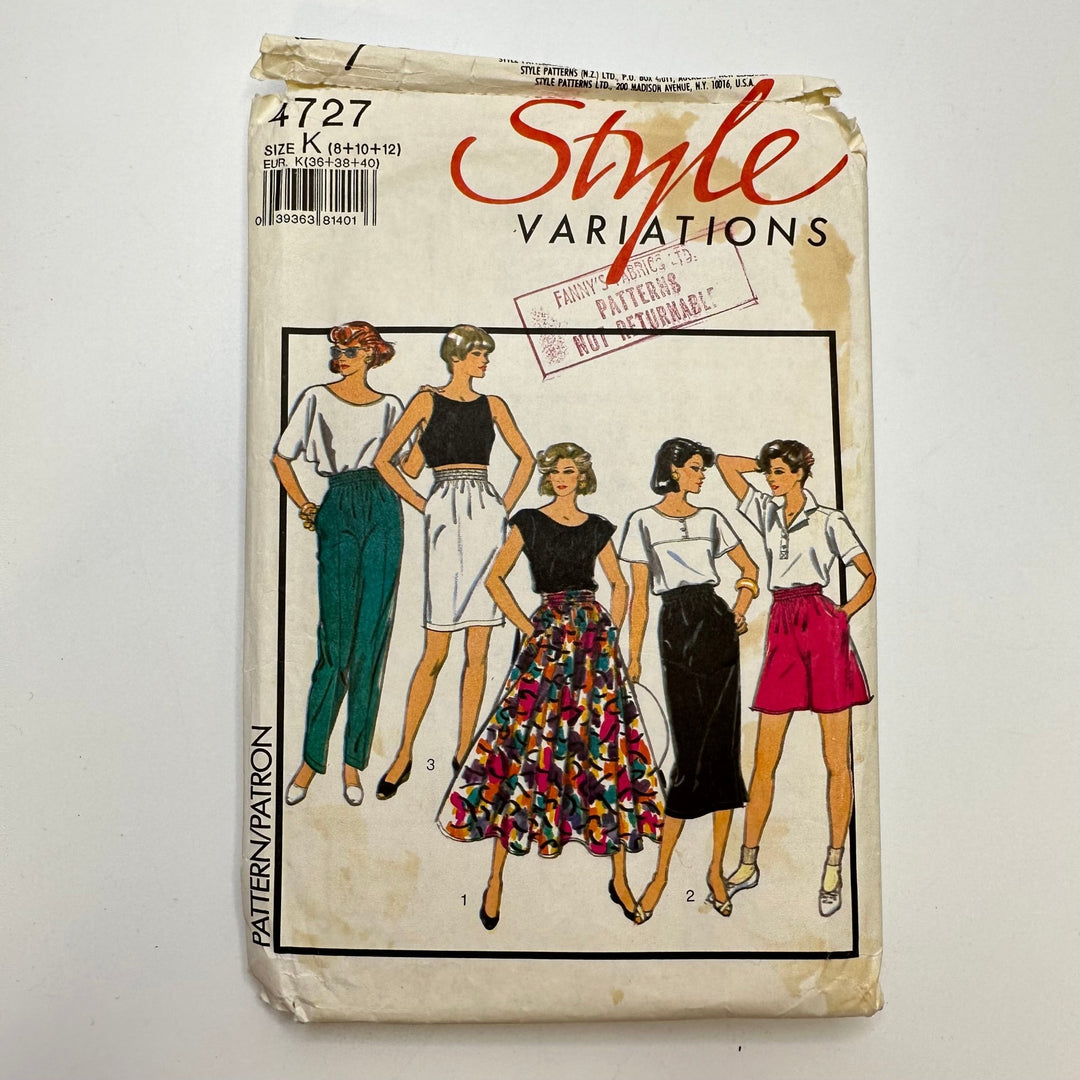 Sewing Pattern - Womenswear - Style 4727 - True Deadstock supplies Fabric by private - Sustainable Textile | FABCYCLE