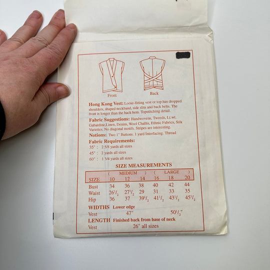 Sewing Pattern - Womenswear - The Sewing Workshop 0 - True Deadstock supplies Fabric by private - Sustainable Textile | FABCYCLE