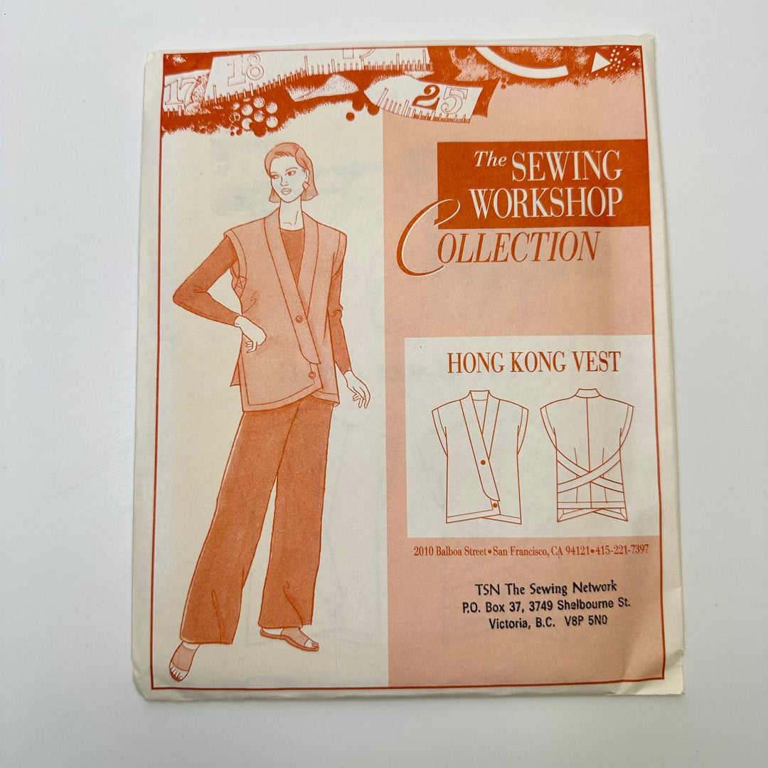 Sewing Pattern - Womenswear - The Sewing Workshop 0 - True Deadstock supplies Fabric by private - Sustainable Textile | FABCYCLE