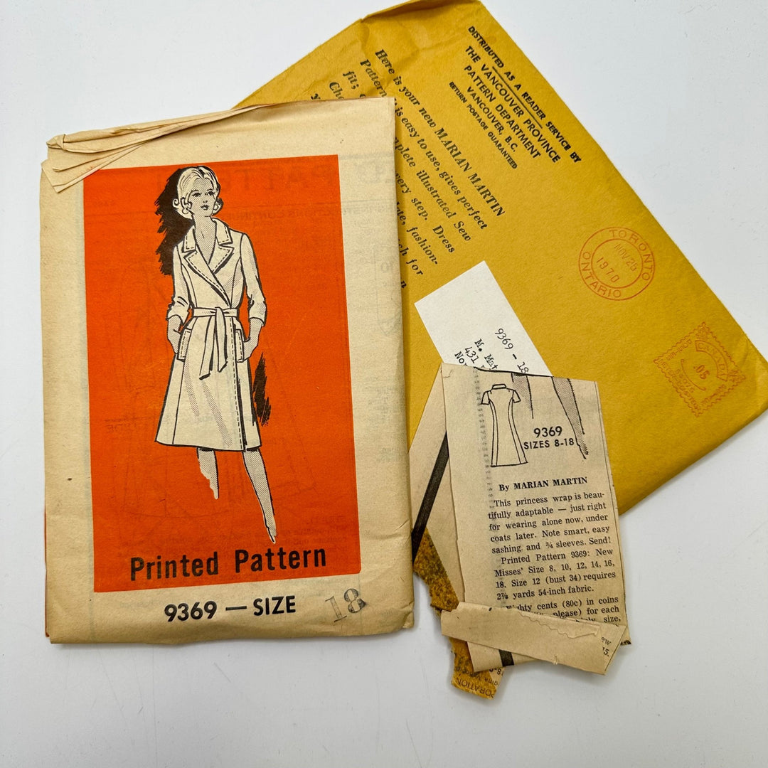 Sewing Pattern - Womenswear - Toronto Pattern Department 9409, 9369, 9070 - 3 Pattern Pack - True Deadstock supplies Fabric by private - Sustainable Textile | FABCYCLE