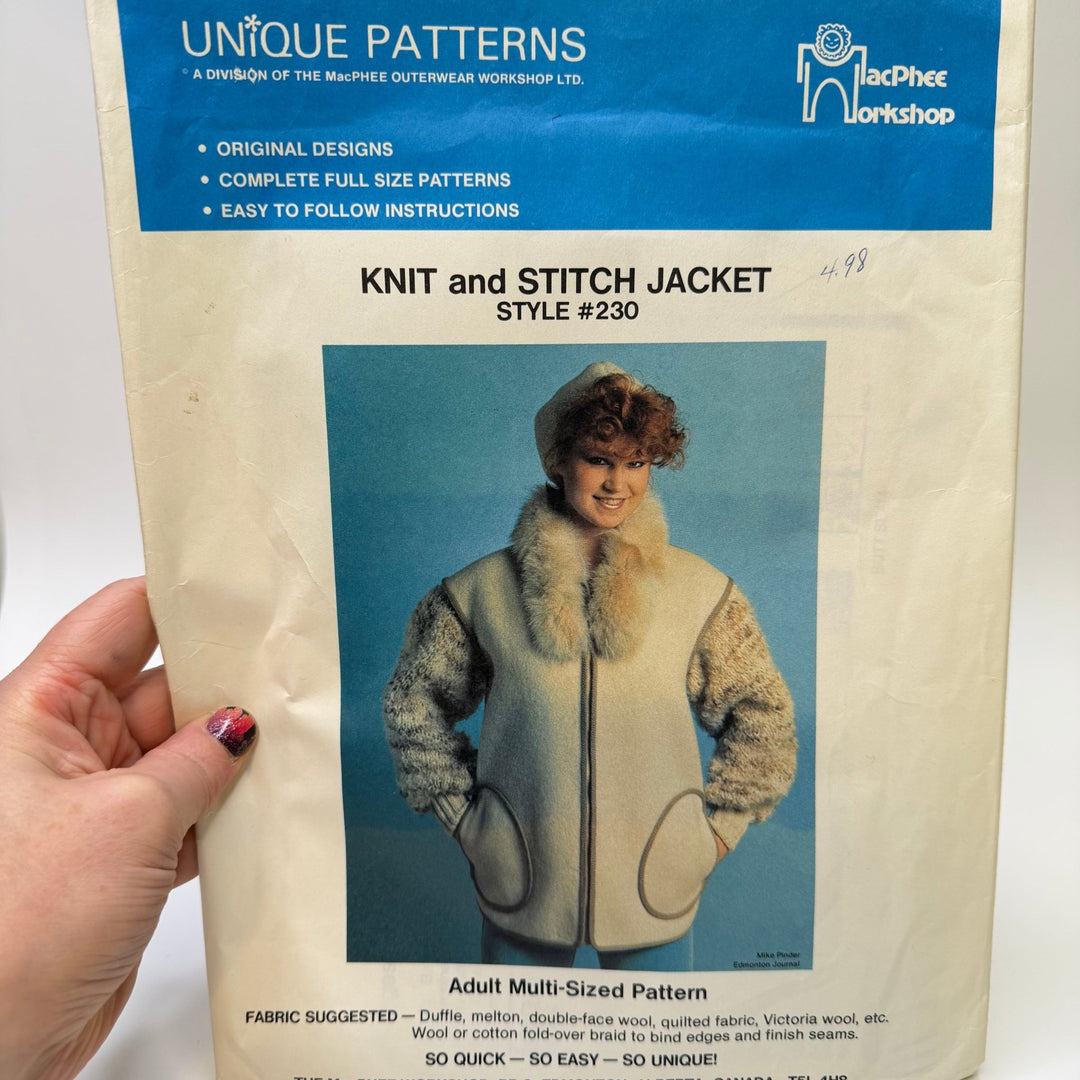 Sewing Pattern - Womenswear - Unique Patterns 230 - True Deadstock supplies Fabric by private - Sustainable Textile | FABCYCLE