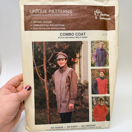 Sewing Pattern - Womenswear - Unique Patterns 235 - True Deadstock supplies Fabric by private - Sustainable Textile | FABCYCLE