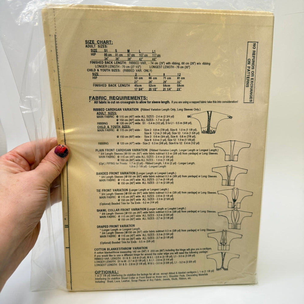 Sewing Pattern - Womenswear - Unique Patterns 446 - True Deadstock supplies Fabric by private - Sustainable Textile | FABCYCLE
