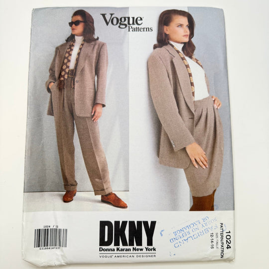 Sewing Pattern - Womenswear - Vogue 1024 - True Deadstock supplies Fabric by private - Sustainable Textile | FABCYCLE