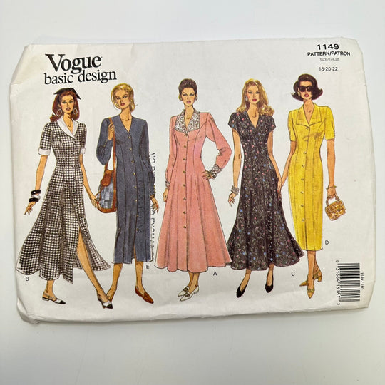 Sewing Pattern - Womenswear - Vogue 1149 - True Deadstock supplies Fabric by private - Sustainable Textile | FABCYCLE