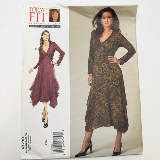 Sewing Pattern - Womenswear - Vogue 1210 - True Deadstock supplies Fabric by private - Sustainable Textile | FABCYCLE