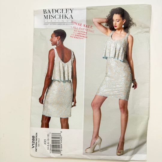 Sewing Pattern - Womenswear - Vogue 1288 - True Deadstock supplies Fabric by private - Sustainable Textile | FABCYCLE
