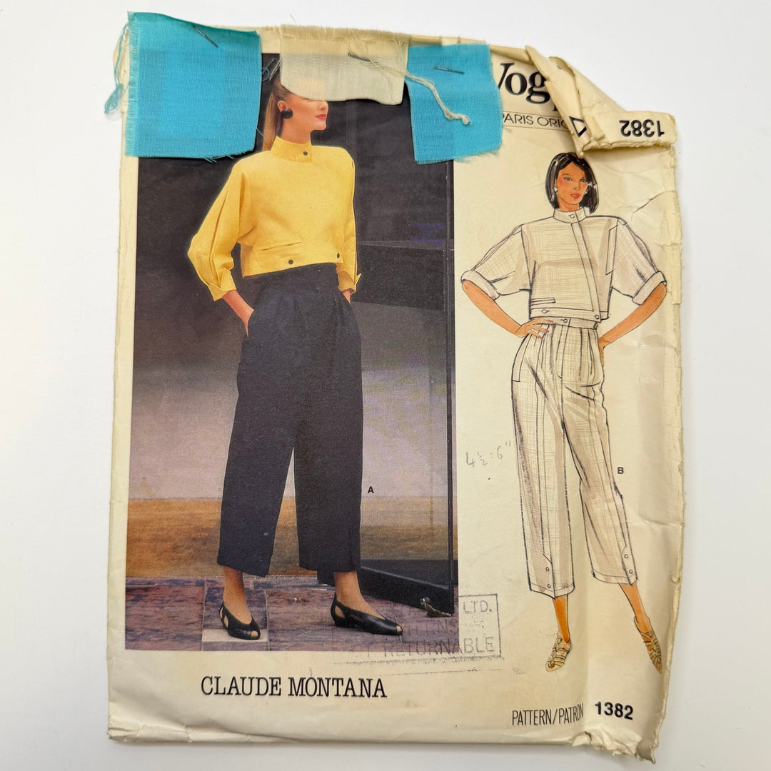 Sewing Pattern - Womenswear - Vogue 1382 - True Deadstock supplies Fabric by private - Sustainable Textile | FABCYCLE