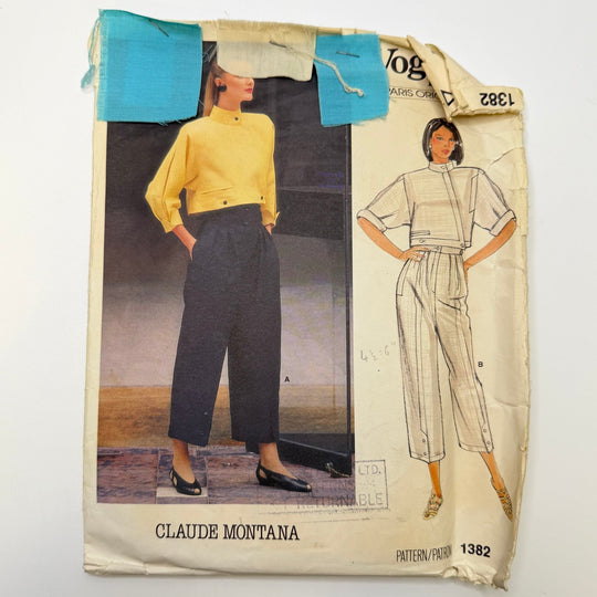 Sewing Pattern - Womenswear - Vogue 1382 - True Deadstock supplies Fabric by private - Sustainable Textile | FABCYCLE