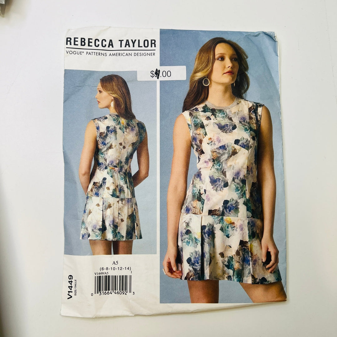 Sewing Pattern - Womenswear - Vogue 1449 - True Deadstock supplies Fabric by private - Sustainable Textile | FABCYCLE