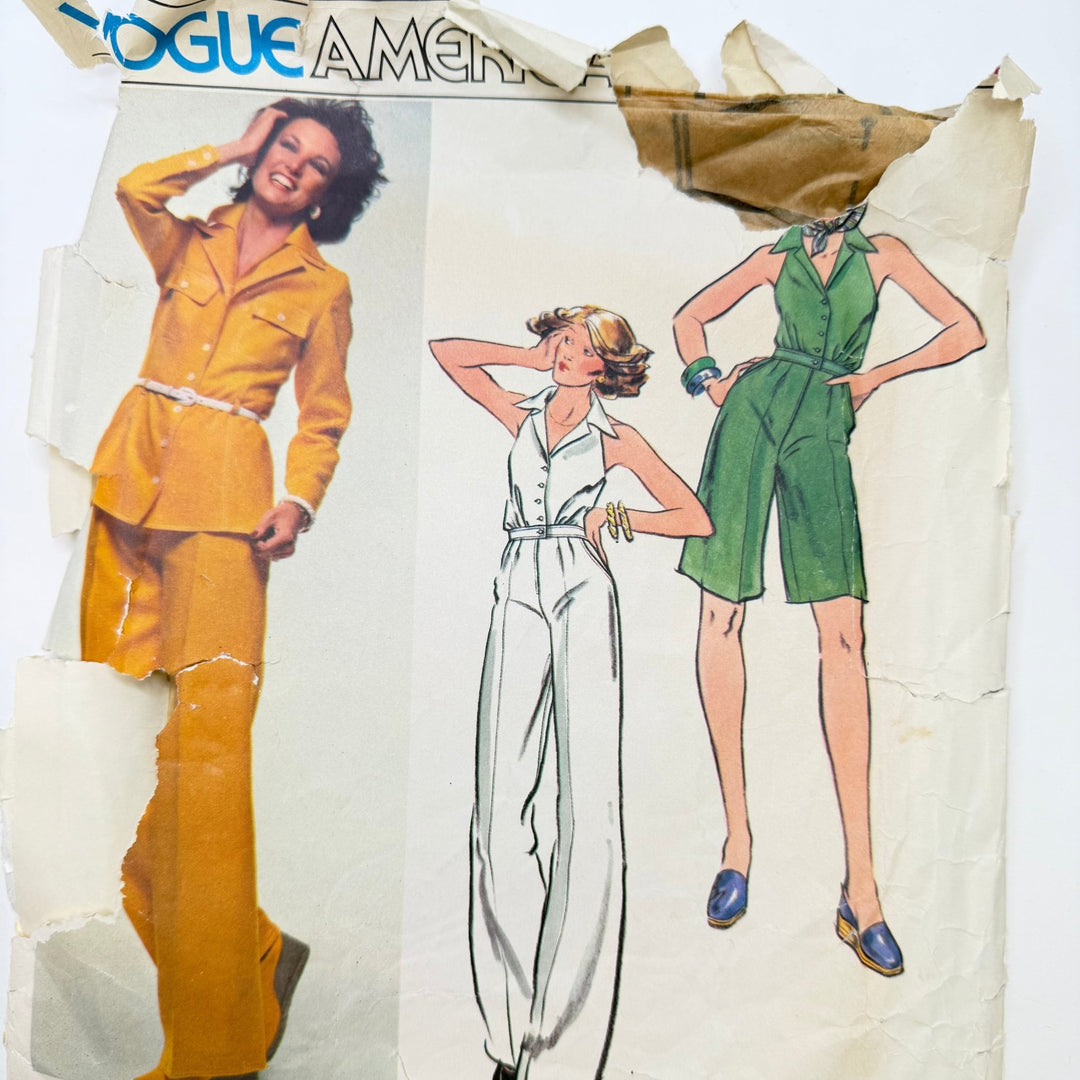 Sewing Pattern - Womenswear - Vogue 1480 - True Deadstock supplies Fabric by private - Sustainable Textile | FABCYCLE