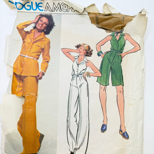 Sewing Pattern - Womenswear - Vogue 1480 - True Deadstock supplies Fabric by private - Sustainable Textile | FABCYCLE