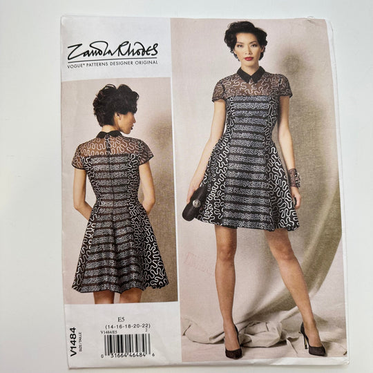Sewing Pattern - Womenswear - Vogue 1484 - True Deadstock supplies Fabric by private - Sustainable Textile | FABCYCLE