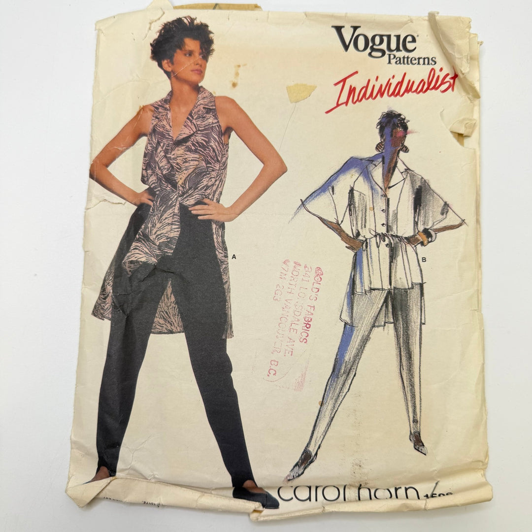 Sewing Pattern - Womenswear - Vogue 1506 - True Deadstock supplies Fabric by private - Sustainable Textile | FABCYCLE