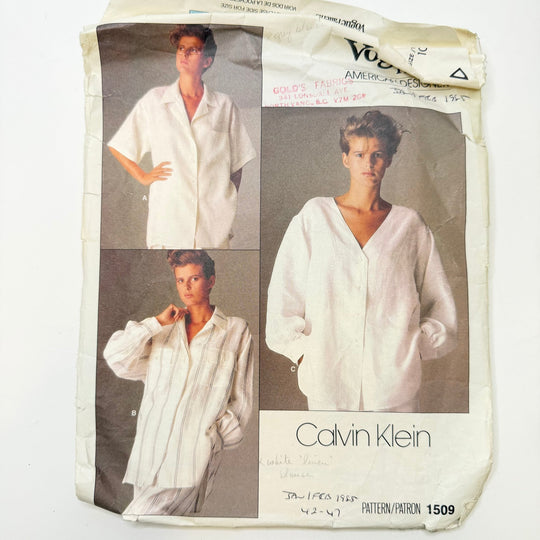 Sewing Pattern - Womenswear - Vogue 1509 - True Deadstock supplies Fabric by private - Sustainable Textile | FABCYCLE