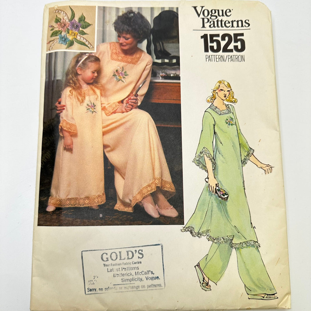Sewing Pattern - Womenswear - Vogue 1525 - True Deadstock supplies Fabric by private - Sustainable Textile | FABCYCLE