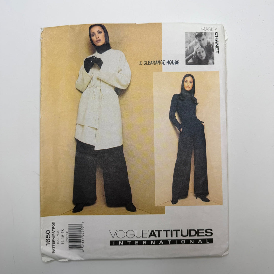 Sewing Pattern - Womenswear - Vogue 1650 - True Deadstock supplies Fabric by private - Sustainable Textile | FABCYCLE