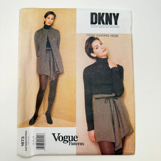 Sewing Pattern - Womenswear - Vogue 1673 - True Deadstock supplies Fabric by private - Sustainable Textile | FABCYCLE