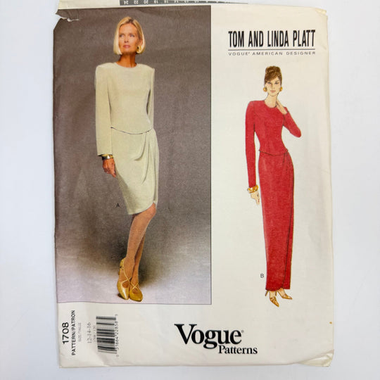 Sewing Pattern - Womenswear - Vogue 1708 - True Deadstock supplies Fabric by private - Sustainable Textile | FABCYCLE