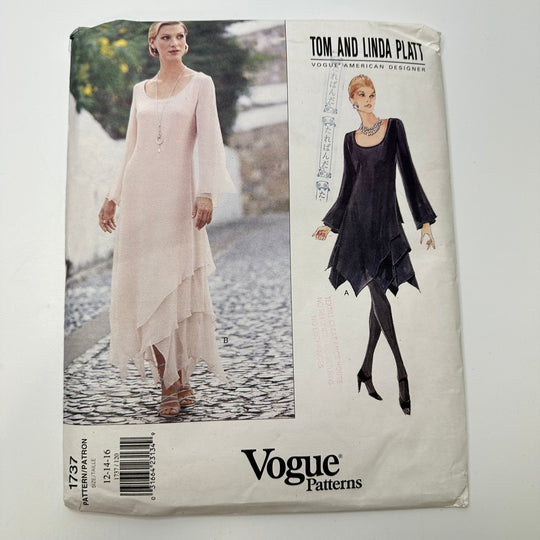 Sewing Pattern - Womenswear - Vogue 1737 - True Deadstock supplies Fabric by private - Sustainable Textile | FABCYCLE