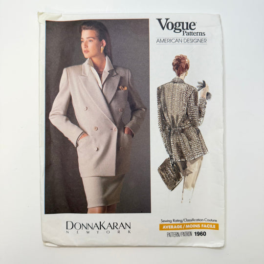 Sewing Pattern - Womenswear - Vogue 1960 - True Deadstock supplies Fabric by private - Sustainable Textile | FABCYCLE