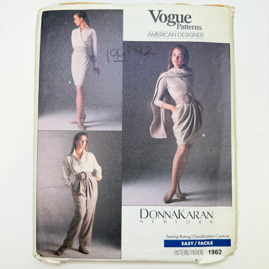 Sewing Pattern - Womenswear - Vogue 1962 - True Deadstock supplies Fabric by private - Sustainable Textile | FABCYCLE