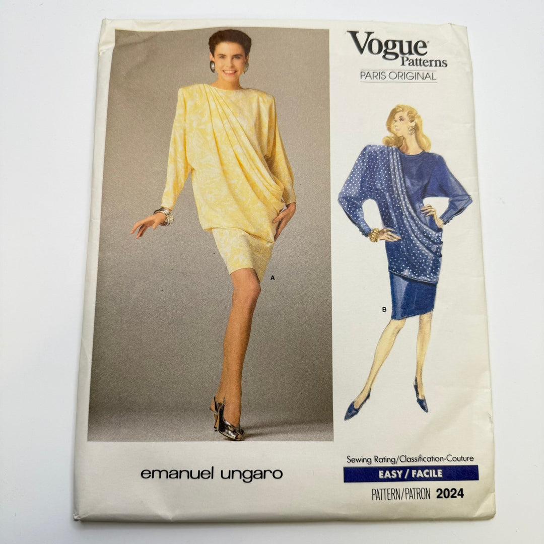 Sewing Pattern - Womenswear - Vogue 2024 - True Deadstock supplies Fabric by private - Sustainable Textile | FABCYCLE