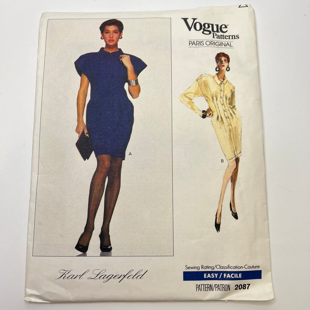 Sewing Pattern - Womenswear - Vogue 2087 - True Deadstock supplies Fabric by private - Sustainable Textile | FABCYCLE