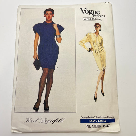 Sewing Pattern - Womenswear - Vogue 2087 - True Deadstock supplies Fabric by private - Sustainable Textile | FABCYCLE