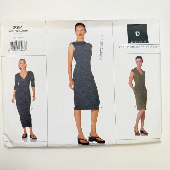 Sewing Pattern - Womenswear - Vogue 2091 - True Deadstock supplies Fabric by private - Sustainable Textile | FABCYCLE