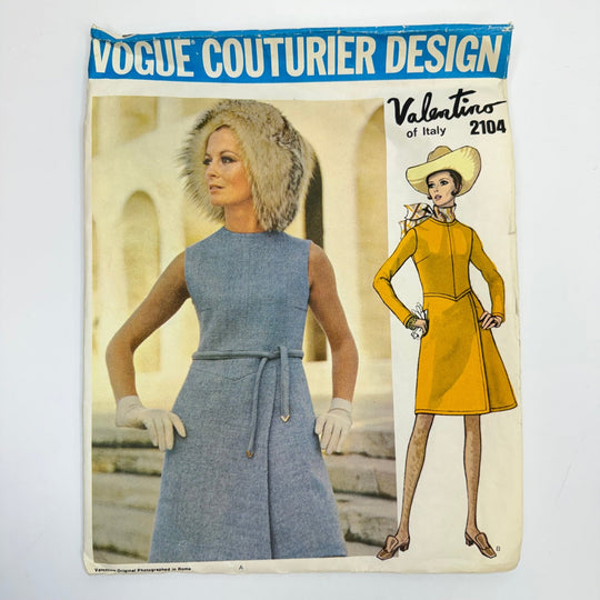 Sewing Pattern - Womenswear - Vogue 2104 - True Deadstock supplies Fabric by private - Sustainable Textile | FABCYCLE