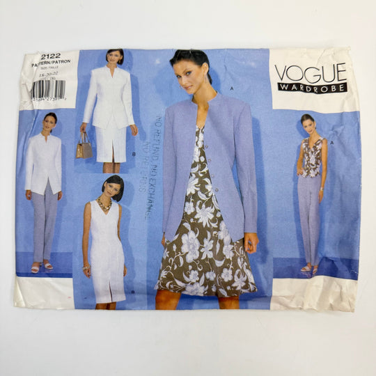 Sewing Pattern - Womenswear - Vogue 2122 - True Deadstock supplies Fabric by private - Sustainable Textile | FABCYCLE