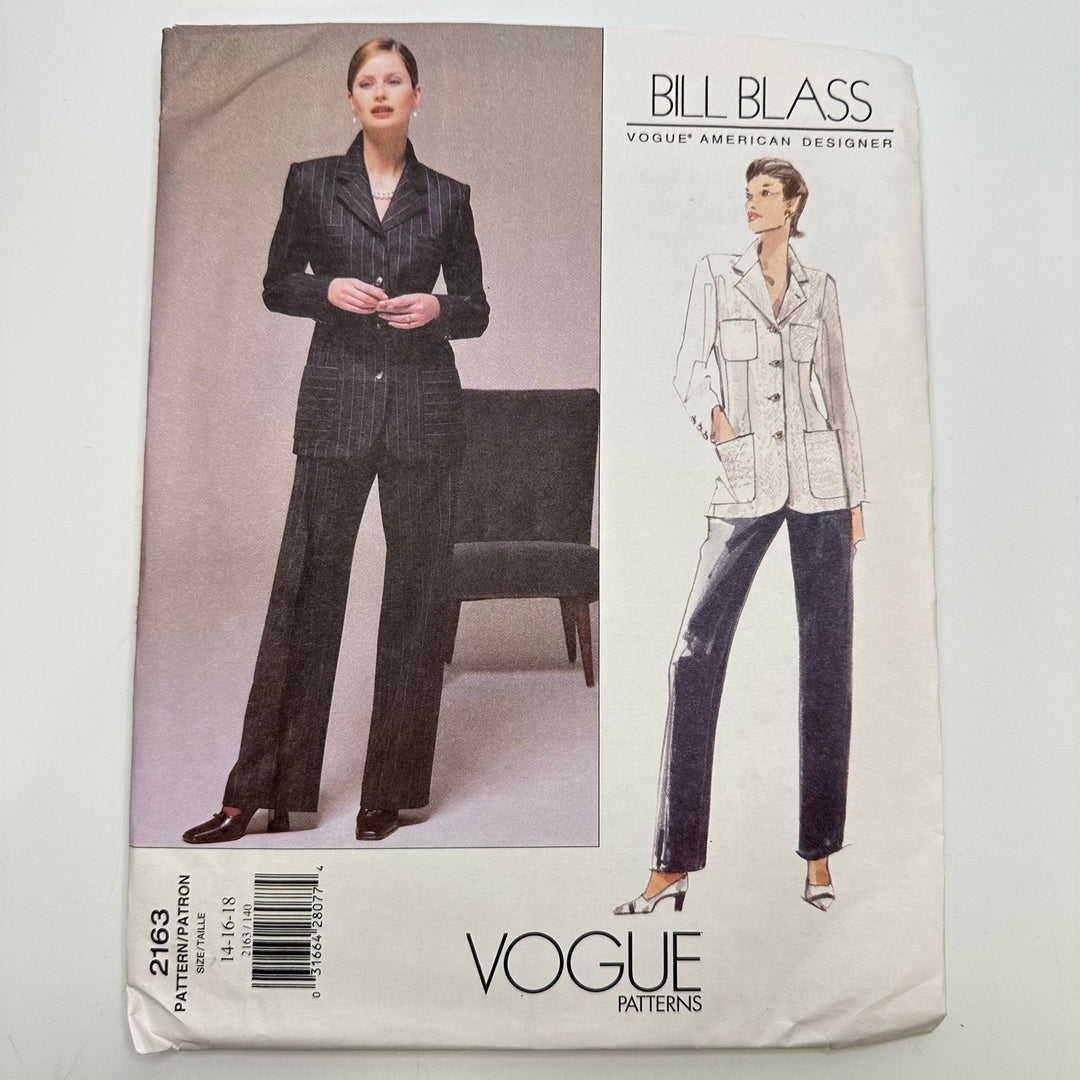 Sewing Pattern - Womenswear - Vogue 2163 - True Deadstock supplies Fabric by private - Sustainable Textile | FABCYCLE