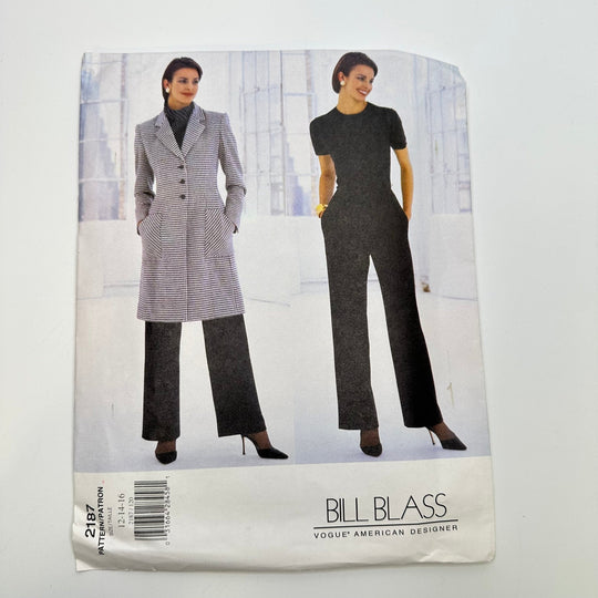Sewing Pattern - Womenswear - Vogue 2187 - True Deadstock supplies Fabric by private - Sustainable Textile | FABCYCLE