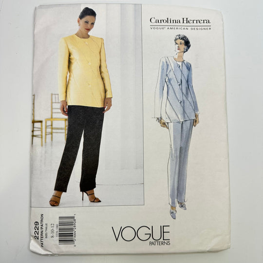 Sewing Pattern - Womenswear - Vogue 2229 - True Deadstock supplies Fabric by private - Sustainable Textile | FABCYCLE