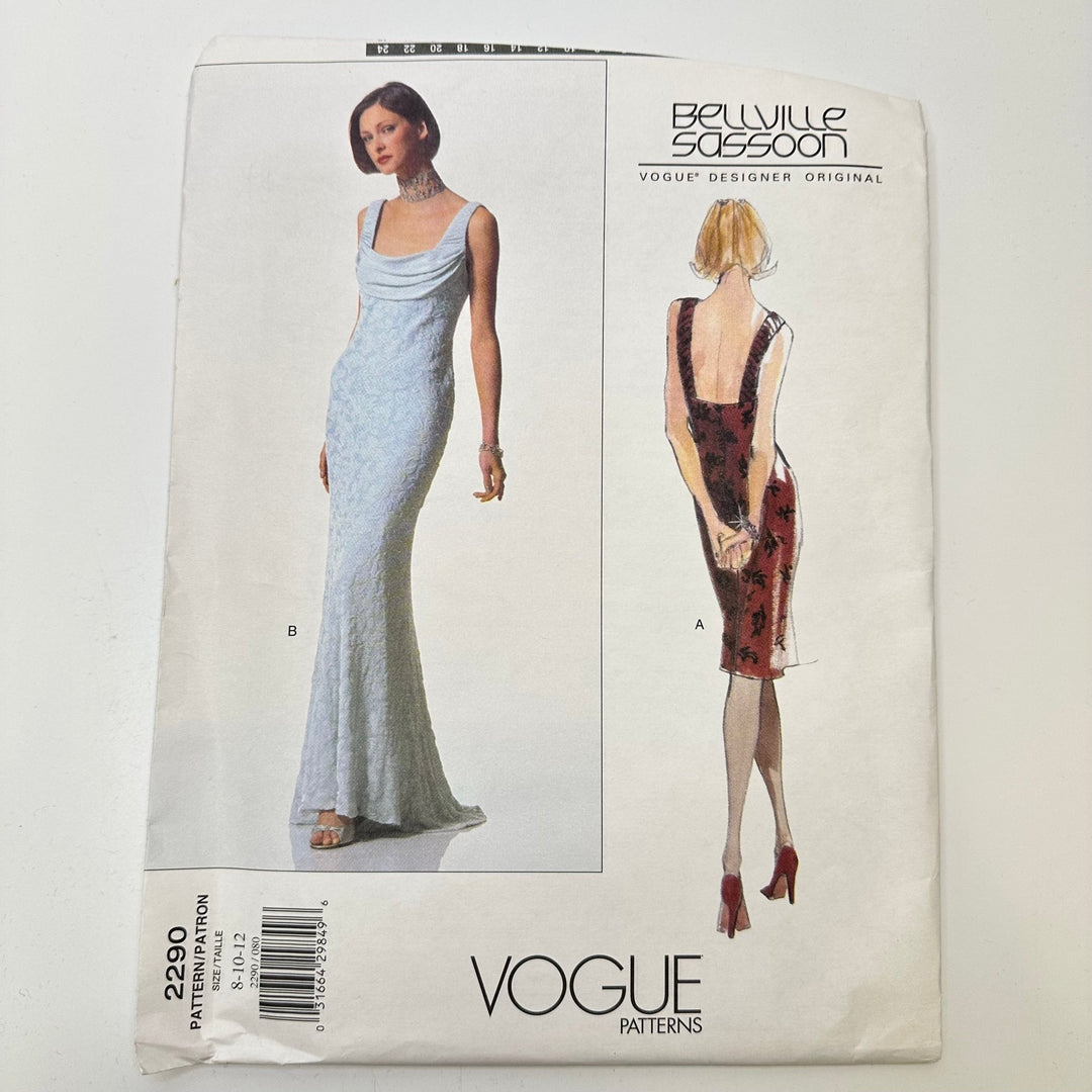 Sewing Pattern - Womenswear - Vogue 2290 - True Deadstock supplies Fabric by private - Sustainable Textile | FABCYCLE