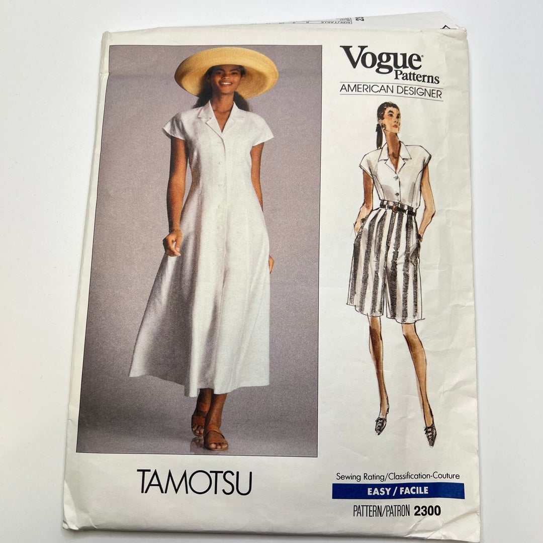 Sewing Pattern - Womenswear - Vogue 2300 - True Deadstock supplies Fabric by private - Sustainable Textile | FABCYCLE